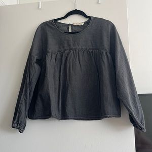 Madewell Gray Blouse